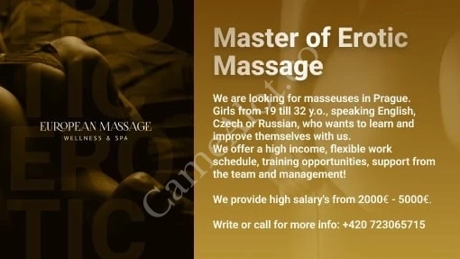 Massage Therapist Prague, 1500 € - 5000 €